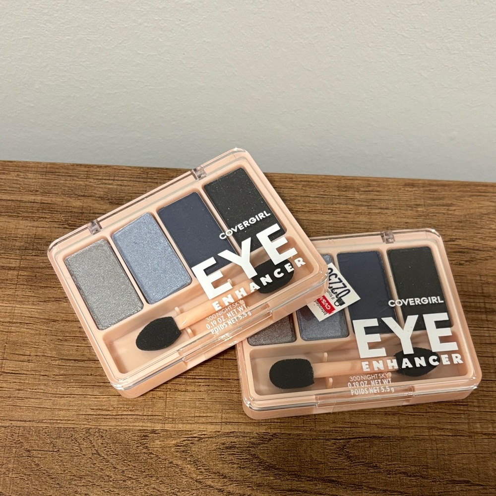 COVERGIRL Eye Enhancer Eyeshadow pallet 300 Night Sky set of 2 NEW